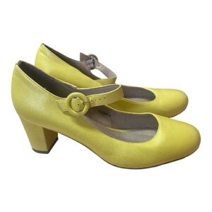 IDIFU Candy Dress Mary Jane Shoes Low Block Heels Closed Round Toe Pumps